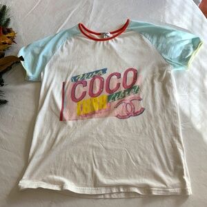 Chanel 2017 Coco Cuba Libre T-Shirt Top  Medium